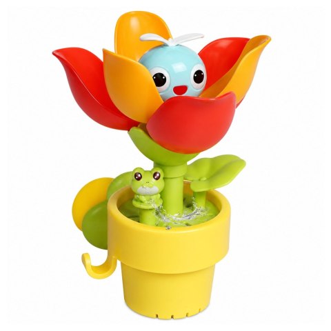LEAN Toys Zabawka Do Kąpieli Tulipan Kwiatek W Doniczce Konewka Fontanna Wodna