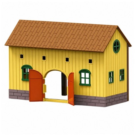 LEAN Toys Zestaw Farma Stajnia Dla Koni Skocznie Dla Koni Figurki Akcesoria 69 el.