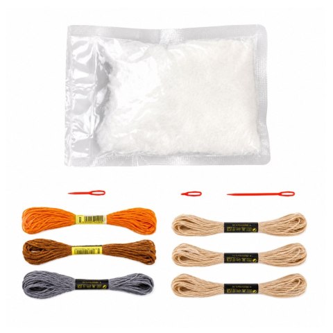 LEAN Toys Zestaw Kreatywny Pluszaki Do Szycia Filcowe Zwierzęta Leśne DIY 6 szt.
