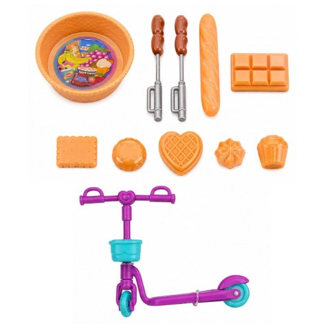 LEAN Toys Zestaw Lalki Anlily Rodzina Dzieci Akcesoria Piknikowe Jedzenie