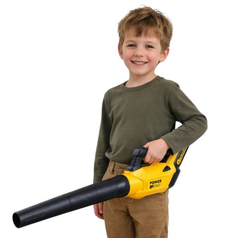 LEAN Toys Zestaw Ogrodowy Podkaszarka Dmuchawa Do Liści 2w1 Dla Dzieci Światła Dźwięk