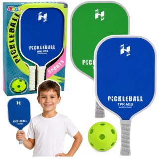 LEAN Toys Zestaw Paletki Do Gry w Pickleballa Tenisa Badmintona Zielono-Niebieski