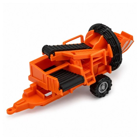 LEAN Toys Zestaw Pojazdów Rolniczych Traktor Sieczkarnia Przyczepa Prasa 1:68 4 szt.