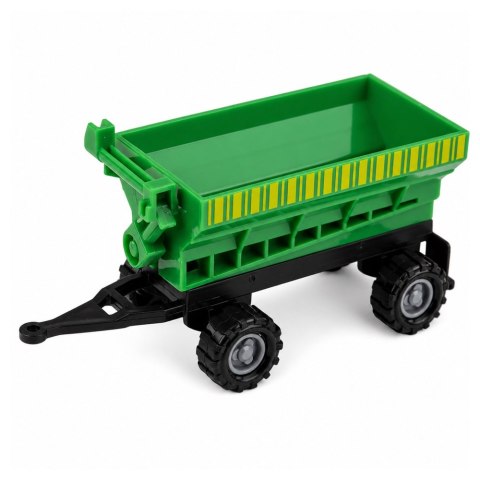 LEAN Toys Zestaw Pojazdy Rolnicze Traktor Sieczkarnia Cysterna Rozrzutnik 1:68 4 szt.