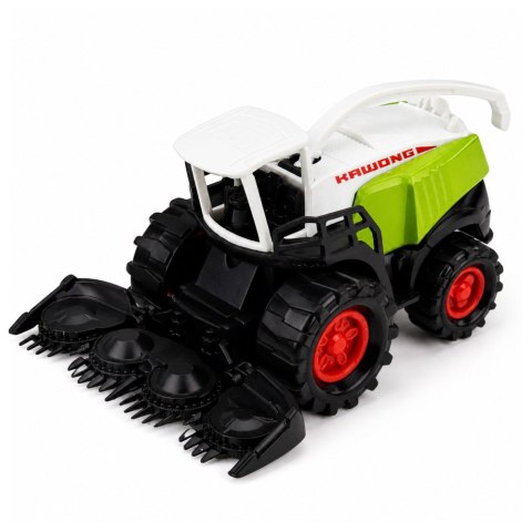 LEAN Toys Zestaw Pojazdy Rolnicze Traktor Sieczkarnia Przyczepa Do Drewna 1:68 4 szt.