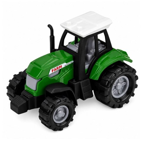LEAN Toys Zestaw Pojazdy Rolnicze Traktor Sieczkarnia Przyczepa Do Drewna 1:68 4 szt.