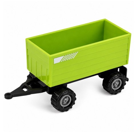 LEAN Toys Zestaw Pojazdy Rolnicze Traktor Sieczkarnia Przyczepa Do Drewna 1:68 4 szt.