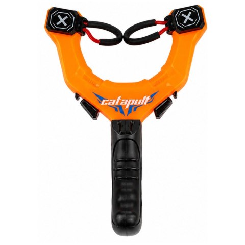 LEAN Toys Zestaw Sportowy Zręcznościowy Proca Z Gwiżdżące Strzały Pomarańczowy 15M