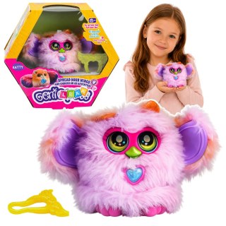 LEAN Toys Zwierzak Interaktywny Stworek Genie Pets Światła Dźwięk Zawieszka Fioletowy