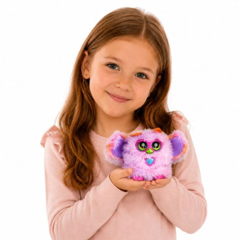 LEAN Toys Zwierzak Interaktywny Stworek Genie Pets Światła Dźwięk Zawieszka Fioletowy
