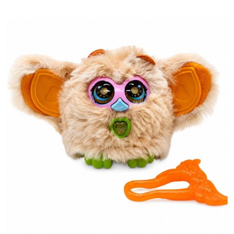 LEAN Toys Zwierzak Interaktywny Stworek Genie Pets Światła Dźwięki Zawieszka Beżowy