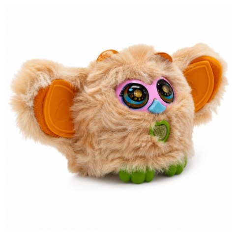 LEAN Toys Zwierzak Interaktywny Stworek Genie Pets Światła Dźwięki Zawieszka Beżowy