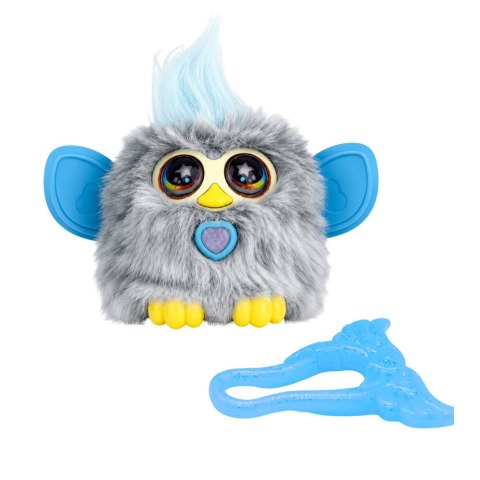 LEAN Toys Zwierzak Interaktywny Stworek Genie Pets Światła Dźwięki Zawieszka Szary
