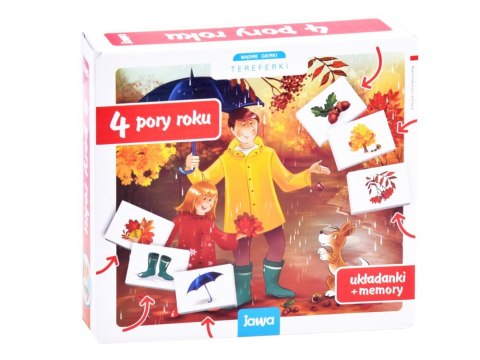 Jawa Jawa Edukacyjna gra dla przedszkolaków 4 PORY ROKU układanka memory GR0385