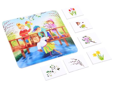 Jawa Jawa Edukacyjna gra dla przedszkolaków 4 PORY ROKU układanka memory GR0385