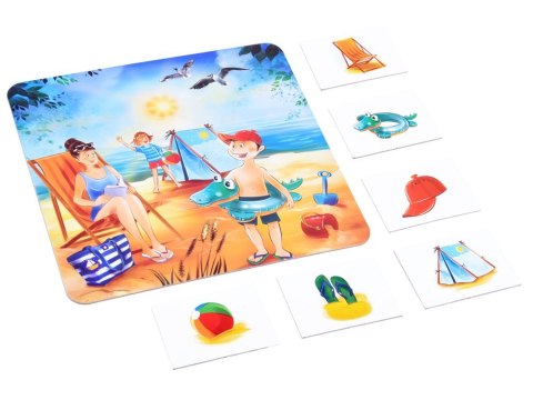 Jawa Jawa Edukacyjna gra dla przedszkolaków 4 PORY ROKU układanka memory GR0385