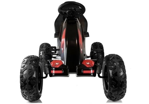 LEAN CARS Gokart na Pedały B012 Pompowane Koła Czarny