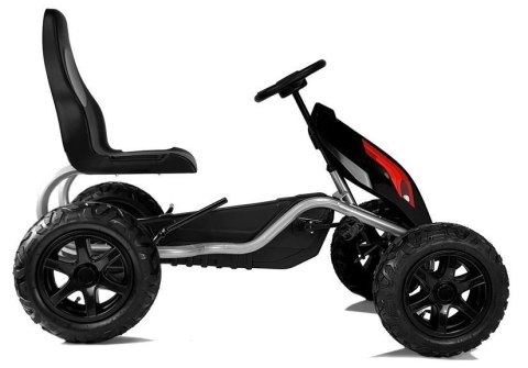 LEAN CARS Gokart na Pedały B012 Pompowane Koła Czarny