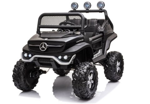 LEAN CARS Pojazd na Akumulator Mercedes Unimog S Czarny
