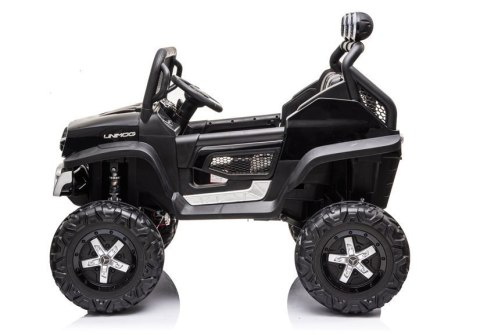LEAN CARS Pojazd na Akumulator Mercedes Unimog S Czarny