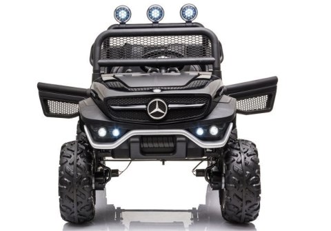 LEAN CARS Pojazd na Akumulator Mercedes Unimog S Czarny