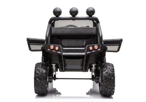 LEAN CARS Pojazd na Akumulator Mercedes Unimog S Czarny
