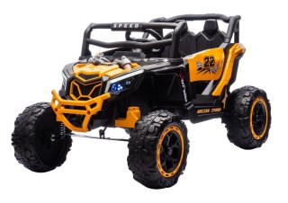 LEAN CARS Pojazd na akumulator M2 Żółty 4x4