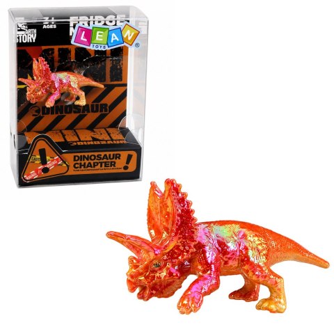 LEAN TOYS Figurka Dinozaura Magnes Kolekcjonerski Na Lodówkę Ozdobny Mix