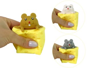 LEAN TOYS Mysz W Serze Gniotek Squishy Myszka Sensoryczna Pop It