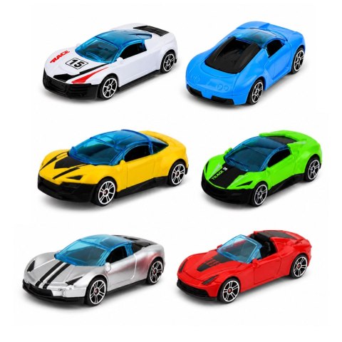 LEAN Toys Ciężarówka z Najazdem Transporter Wyrzutnia Autek Resoraki Napęd 1:55