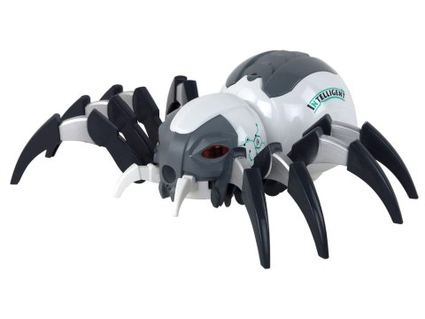 LEAN Toys Duży Pająk Zdalnie Sterowany RC Na Baterie Biało-Szary