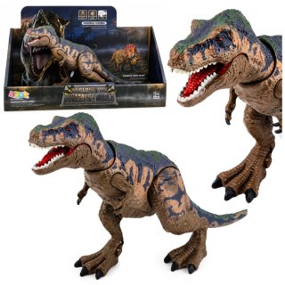 LEAN Toys Figurka Dinozaura T-Rex Tyranozaur Rex Realistyczny Ruchome Kończyny Dźwięk
