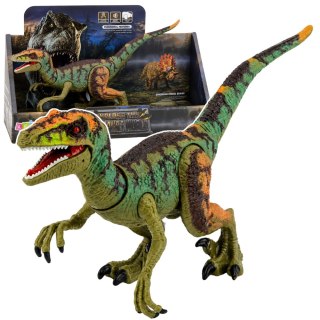 LEAN Toys Figurka Dinozaura Velociraptor Realistyczny Ruchome Kończyny Dźwięki