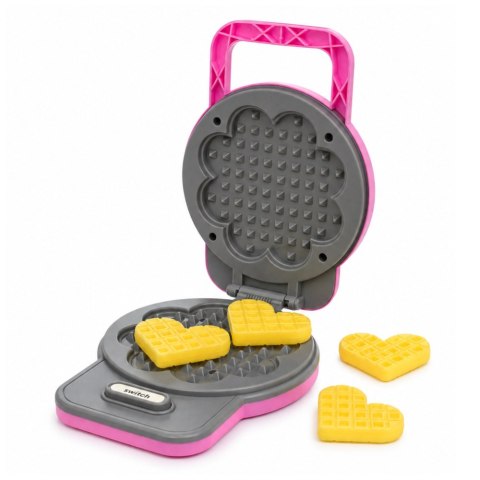 LEAN Toys Gofrownica Dla Dzieci Gofry Zmieniające Kolor Światła Dźwięki Różowa