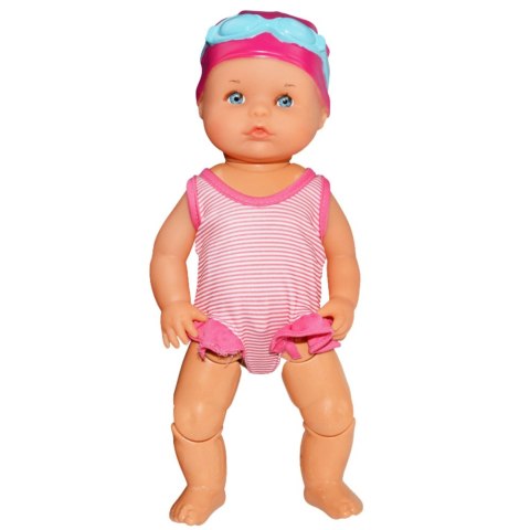 LEAN Toys Lalka Bobas Pływająca Do Kąpieli Porusza Kończynami Różowy Strój