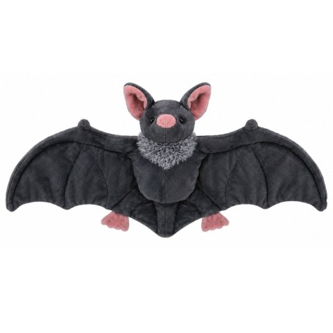 LEAN Toys Pluszowa Maskotka Przytulanka Nietoperz Rozkładane Skrzydła Szary 57 cm