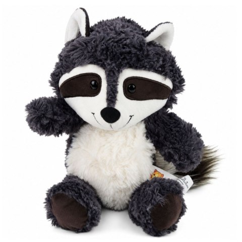 LEAN Toys Pluszowa Maskotka Przytulanka Zwierzątko Szop Biało Szary 25 cm
