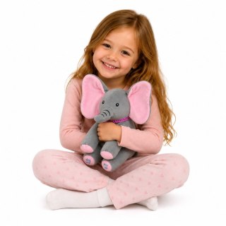 LEAN Toys Pluszowy Słonik Interaktywny Rusza Uszami Gra Melodie Zabawa W A Ku Ku