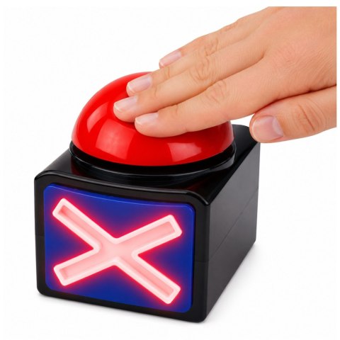 LEAN Toys Przycisk Dźwiękowy Do Gry Zabawy Teleturniej Podświetlenie LED Gadżet