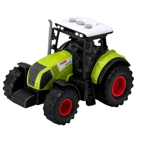 LEAN Toys Zestaw Farma Z Traktorem i Stodołą Zwierzęta Figurki Akcesoria 44 el.