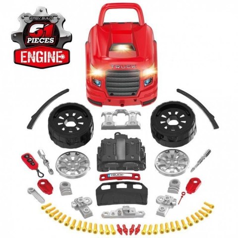 LEAN Toys Zestaw Mechanika Ciężarówka Do Rozkręcania, Narzędzia Warsztat
