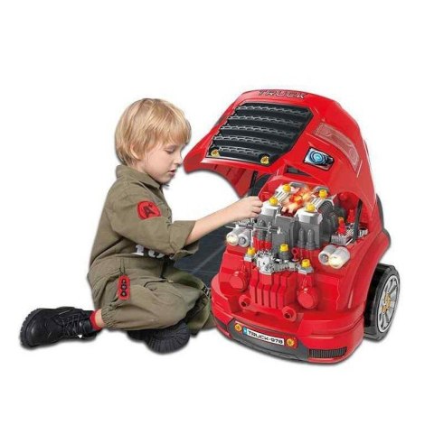 LEAN Toys Zestaw Mechanika Ciężarówka Do Rozkręcania, Narzędzia Warsztat