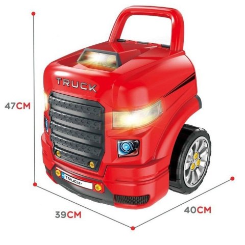LEAN Toys Zestaw Mechanika Ciężarówka Do Rozkręcania, Narzędzia Warsztat