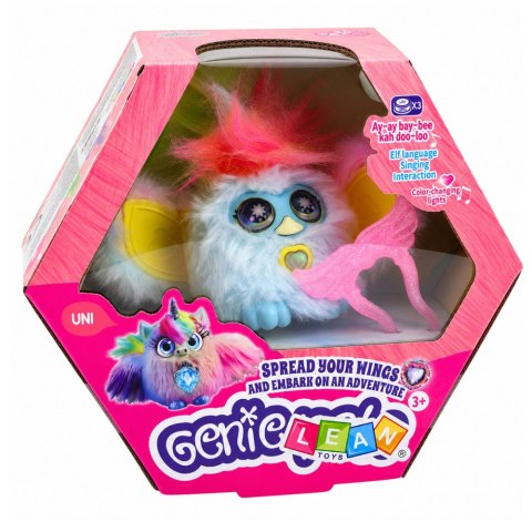LEAN Toys Zwierzak Interaktywny Stworek Genie Pets Światła Dźwięki Zawieszka Kolorowy