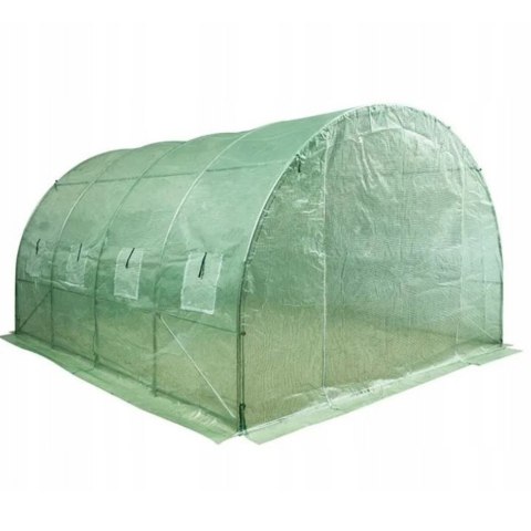 LEAN Tunel Foliowy Ogrodowy Szklarnia 4x2,5x2m Folia 10m² UV-4 Premium