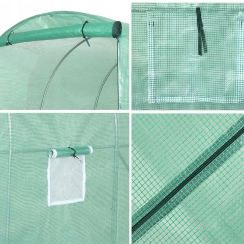 LEAN Tunel Foliowy Ogrodowy Szklarnia 6x3x2m Folia 18m² UV-4 Premium