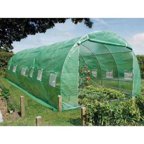LEAN Tunel Foliowy Ogrodowy Szklarnia 6x3x2m Folia 18m² UV-4 Premium