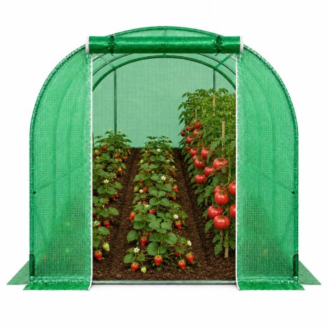 LEAN Tunel Ogrodowy Foliowy Szklarnia Na Warzywa PRO Stelaż 25MM 6x3x2M 18M²