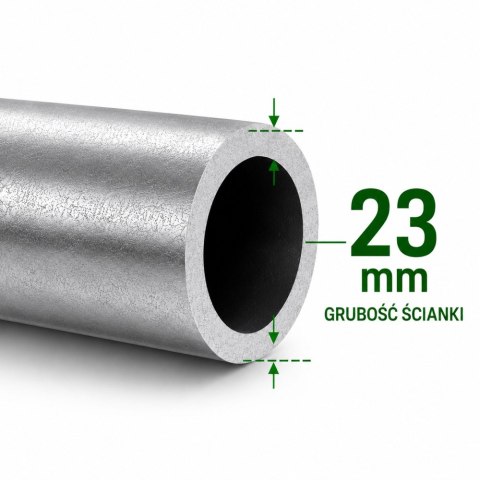 LEAN Tunel Ogrodowy Foliowy Szklarnia Na Warzywa PRO Stelaż 25MM 6x3x2M 18M²