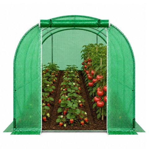 LEAN Tunel Ogrodowy Foliowy Szklarnia Na Warzywa PRO Stelaż 25MM 8x3x2M 24M²